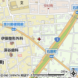 静岡県浜松市中央区石原町656周辺の地図