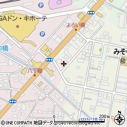 静岡県浜松市中央区神田町421周辺の地図