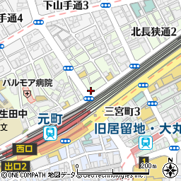 ＶＥＮＴ−ＣＬＯＵＤ神戸周辺の地図
