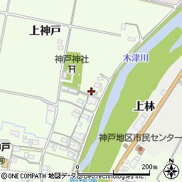 三重県伊賀市上神戸338周辺の地図
