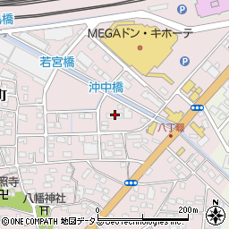 静岡県浜松市中央区東若林町169周辺の地図