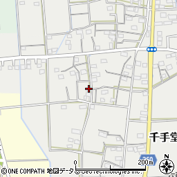静岡県磐田市千手堂57周辺の地図