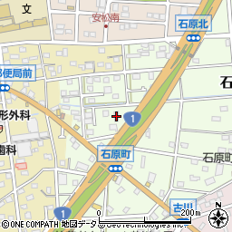 静岡県浜松市中央区石原町603周辺の地図