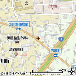 浜松東警察署芳川町交番周辺の地図