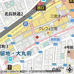 神戸ルミナスクリニック周辺の地図