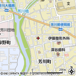 静岡県浜松市中央区芳川町817周辺の地図