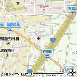 静岡県浜松市中央区石原町596周辺の地図