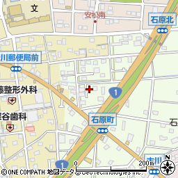 静岡県浜松市中央区石原町599周辺の地図