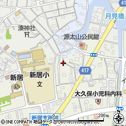 静岡県湖西市新居町浜名305周辺の地図