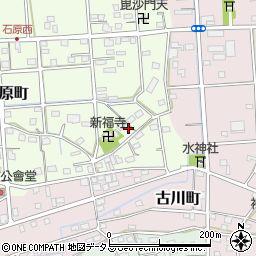 静岡県浜松市中央区石原町107周辺の地図