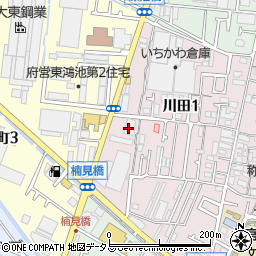 たまゆら東大阪川田店周辺の地図