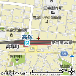 静岡県浜松市中央区高塚町1086周辺の地図