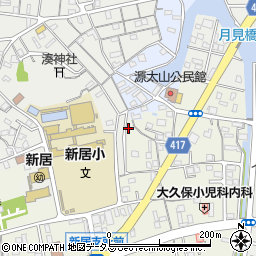 静岡県湖西市新居町浜名777周辺の地図