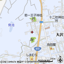 静岡県牧之原市大沢500-11周辺の地図