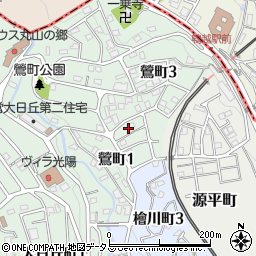 兵庫県神戸市長田区鶯町1丁目5周辺の地図