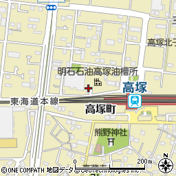 静岡県浜松市中央区高塚町1180周辺の地図