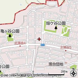 兵庫県神戸市須磨区北落合5丁目4周辺の地図