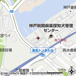 兵庫県神戸市中央区小野浜町周辺の地図