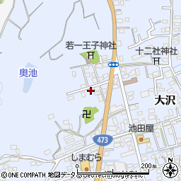 静岡県牧之原市大沢500-8周辺の地図