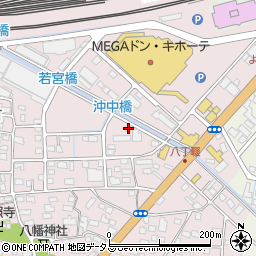 静岡県浜松市中央区東若林町168周辺の地図
