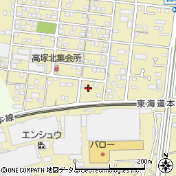 静岡県浜松市中央区高塚町2183周辺の地図
