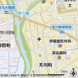 静岡県浜松市中央区芳川町812周辺の地図