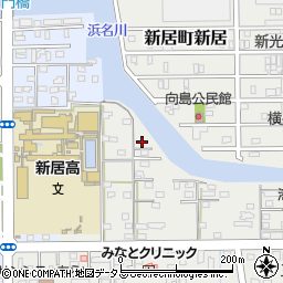 静岡県湖西市新居町新居44周辺の地図