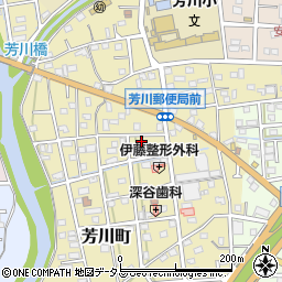静岡県浜松市中央区芳川町395周辺の地図
