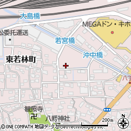 静岡県浜松市中央区東若林町235周辺の地図