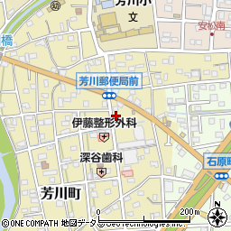 静岡県浜松市中央区芳川町384周辺の地図