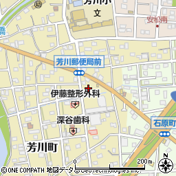 静岡県浜松市中央区芳川町385周辺の地図