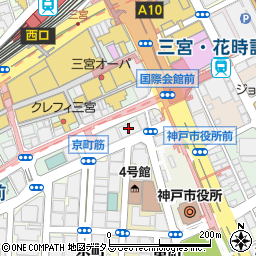 ＬＥＣ東京リーガルマインド神戸本校周辺の地図