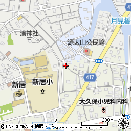 静岡県湖西市新居町浜名307周辺の地図