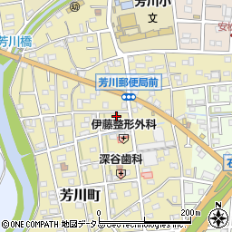 静岡県浜松市中央区芳川町394周辺の地図