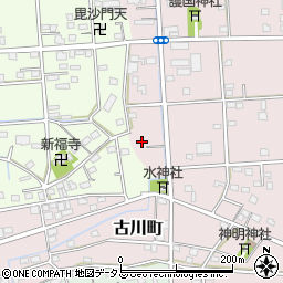 静岡県浜松市中央区金折町244周辺の地図