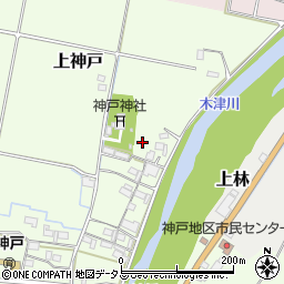 三重県伊賀市上神戸329周辺の地図
