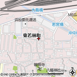 静岡県浜松市中央区東若林町710周辺の地図