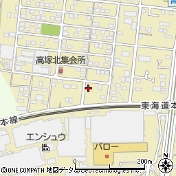 静岡県浜松市中央区高塚町2184周辺の地図