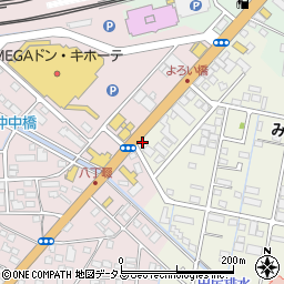 静岡県浜松市中央区神田町417周辺の地図