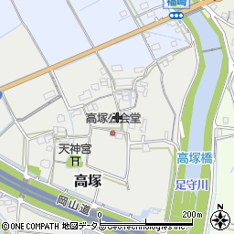 岡山県岡山市北区高塚39周辺の地図