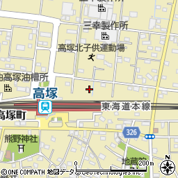 静岡県浜松市中央区高塚町962周辺の地図
