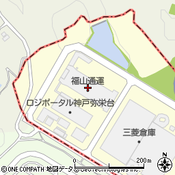 福山通運株式会社　神戸流通センター周辺の地図