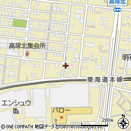静岡県浜松市中央区高塚町2174周辺の地図