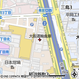 大阪運輸倉庫株式会社周辺の地図