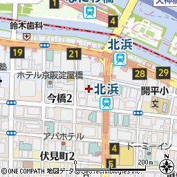 入交コーポレーション株式会社　大阪支店周辺の地図