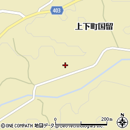 広島県府中市上下町国留461周辺の地図