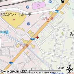 静岡県浜松市中央区神田町416周辺の地図
