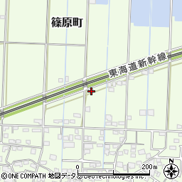 静岡県浜松市中央区篠原町1927周辺の地図