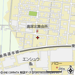 静岡県浜松市中央区高塚町2225周辺の地図