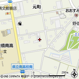 愛知県豊橋市南大清水町元町464周辺の地図